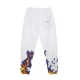 pantalone tuta leggero uomo multi flames WHITE