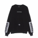 felpa leggera girocollo uomo arcangelo sweatshirt BLACK