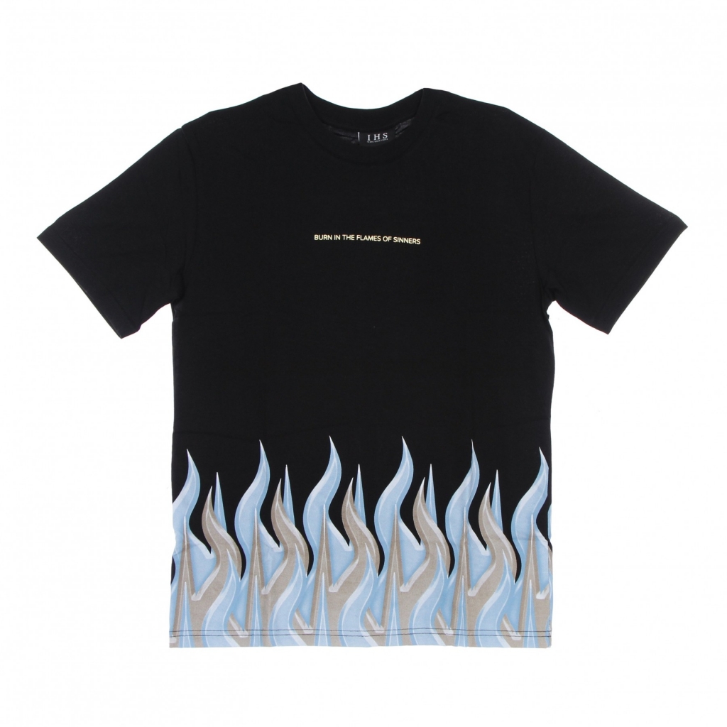 maglietta uomo new flames tee BLACK