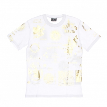 maglietta uomo gold manifesto tee WHITE/GOLD