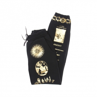 pantalone tuta leggero uomo gold manifesto jogger BLACK/GOLD