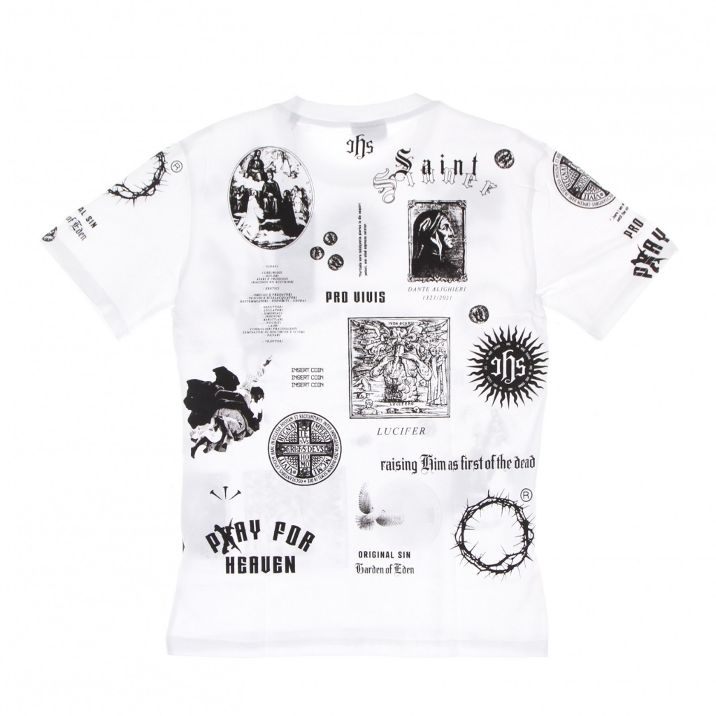 maglietta uomo solid manifesto tee WHITE