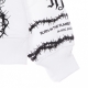 felpa leggera girocollo uomo solid manifesto sweatshirt WHITE