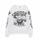 felpa leggera girocollo uomo choose your mask sweatshirt WHITE