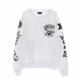 felpa leggera girocollo uomo choose your mask sweatshirt WHITE