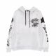 felpa leggera cappuccio uomo choose your mask hoodie WHITE