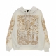 felpa leggera cappuccio uomo respect your demon hoodie NATURAL