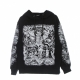 felpa leggera cappuccio uomo respect your demon hoodie BLACK