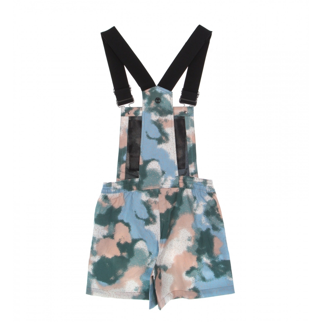 salopette donna dungarees all over print WATER PRINT