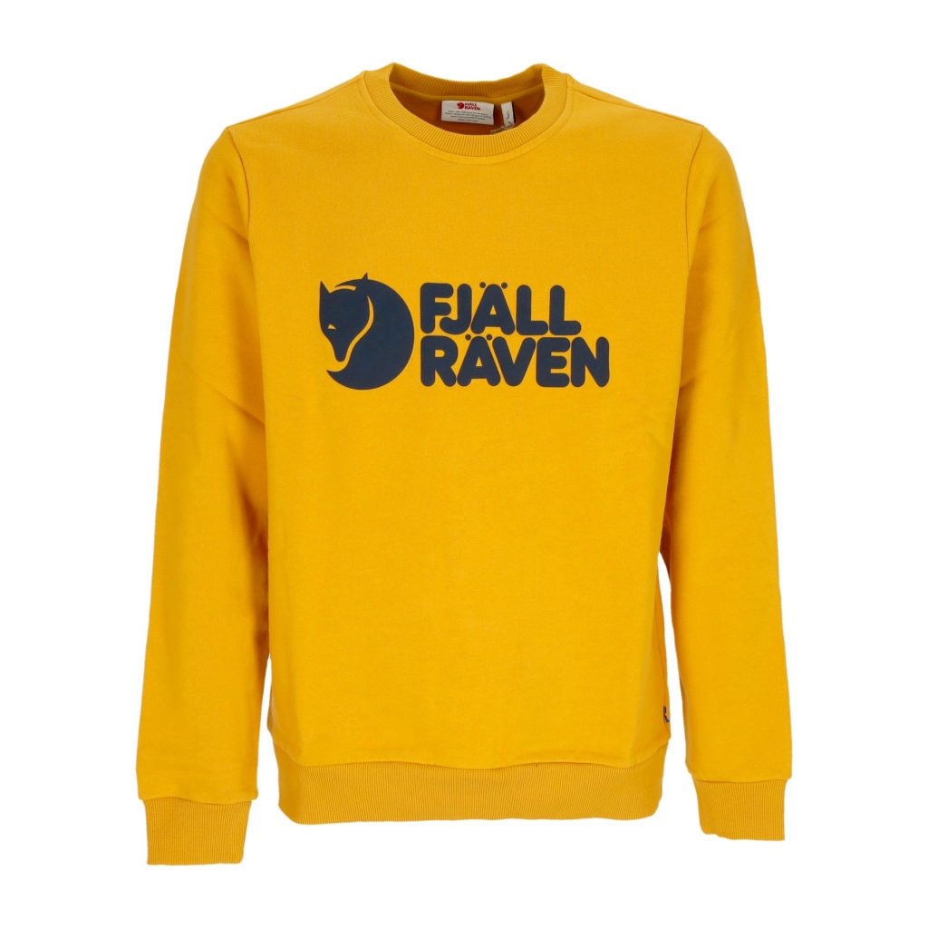 felpa girocollo uomo logo sweater MUSTARD YELLOW