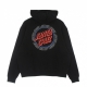 felpa leggera cappuccio uomo hollow ring dot hood BLACK