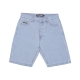 jeans corto uomo regular denim short LIGHT BLUE