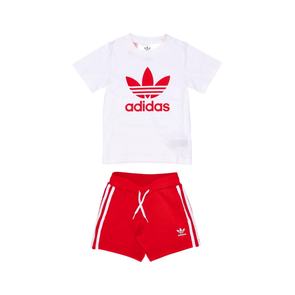 set t-shirt+short bambino short tee set BETTER SCARLET