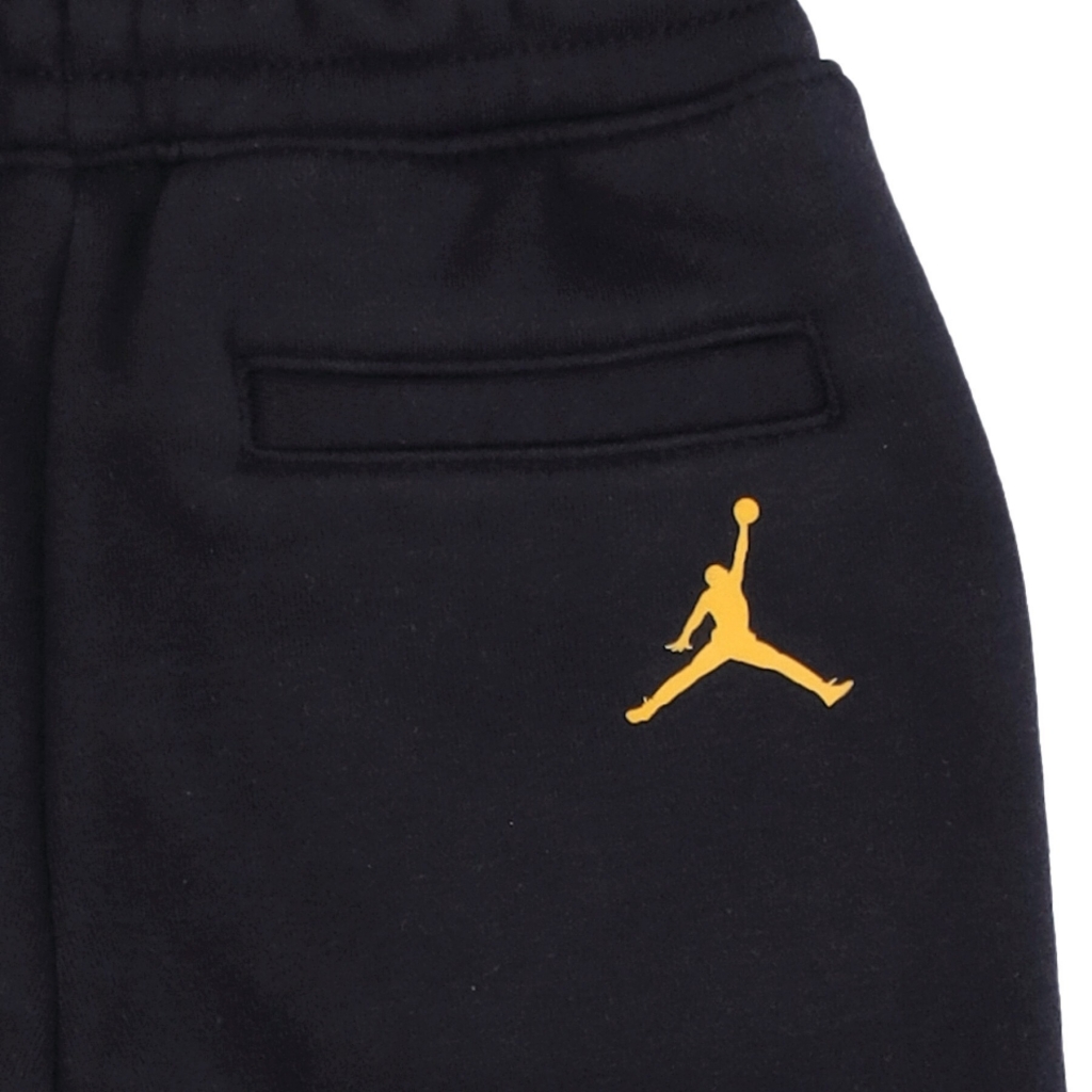 pantalone tuta felpato bambino jumpman by nike pant BLACK