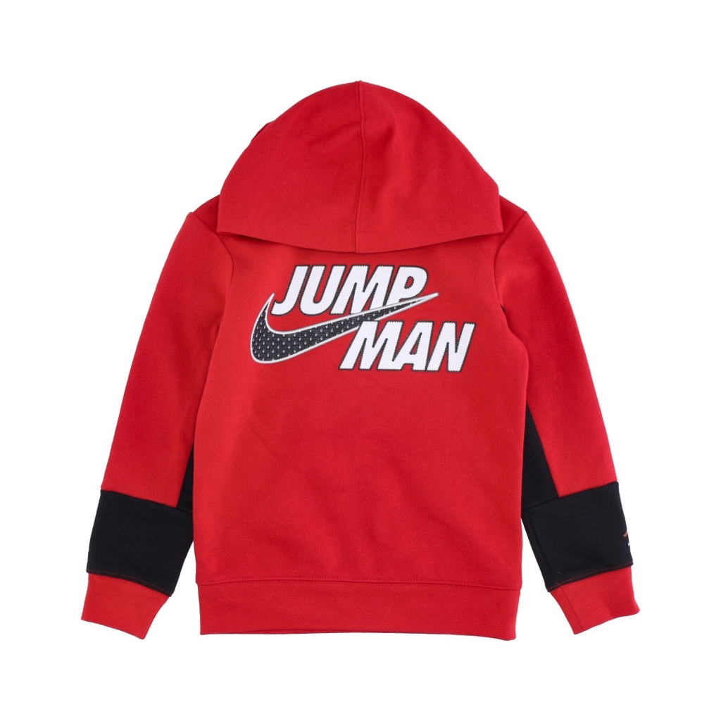 completo tuta bambino jumpman by nike fleece set GYM RED