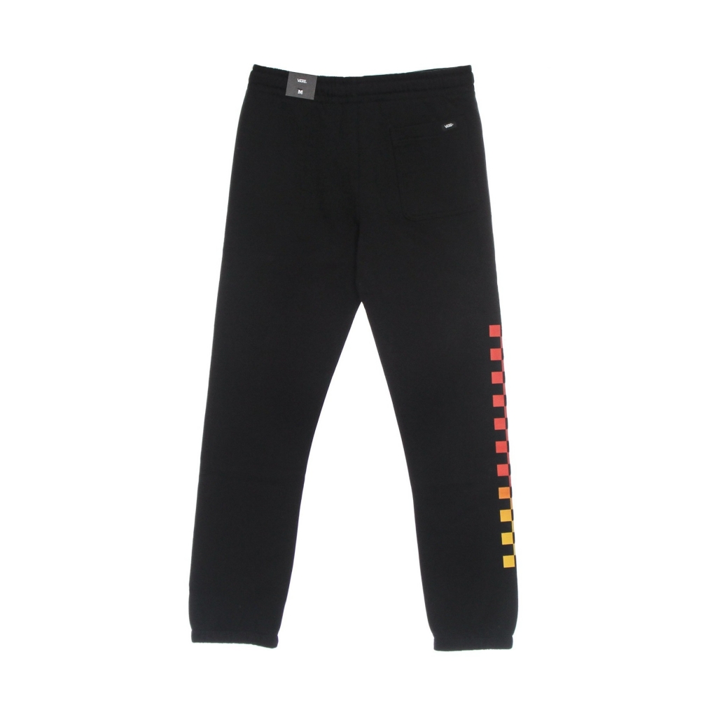 pantalone tuta felpato ragazzo logo repeat fleece pant BLACK