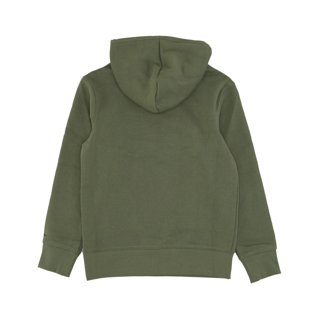 felpa cappuccio ragazzo flight spray po hoodie SKY J/LT OLIVE