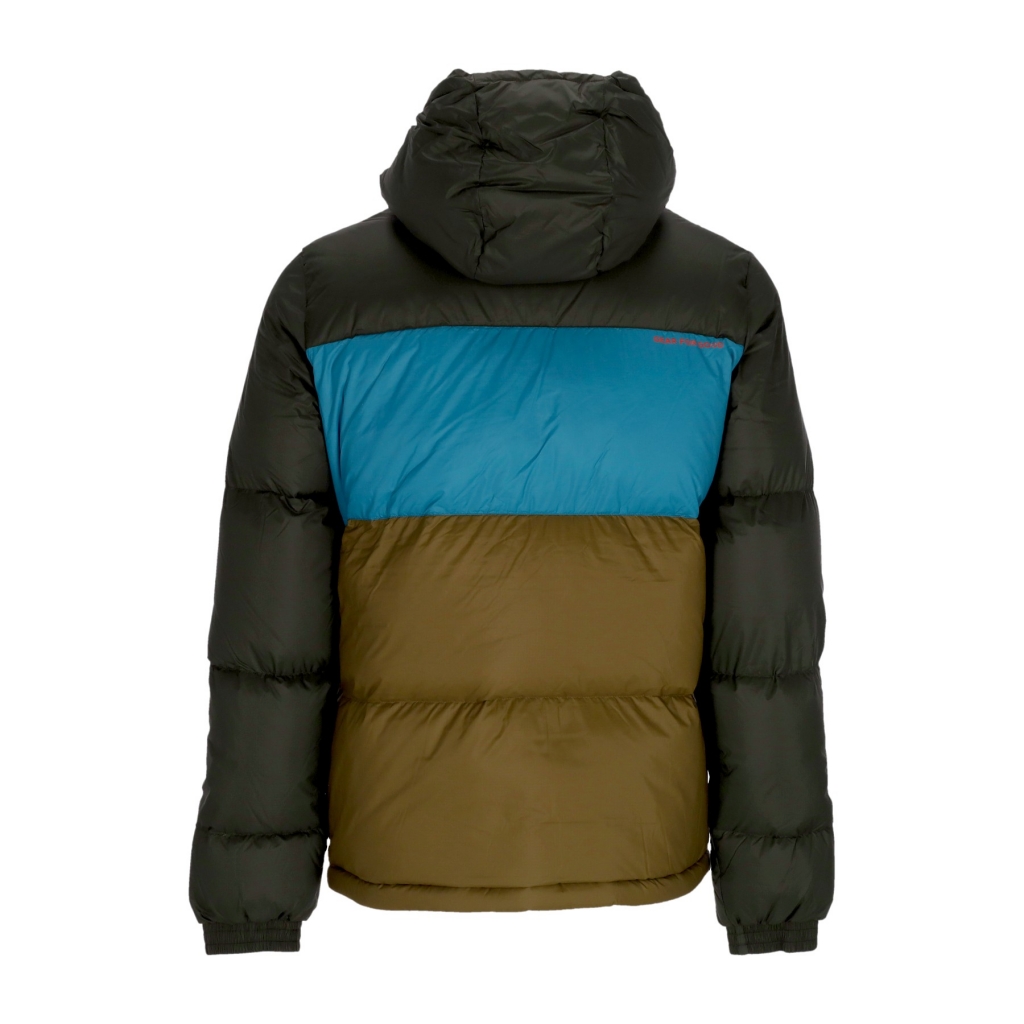 piumino uomo solazo down hooded jacket WOODS/GULF