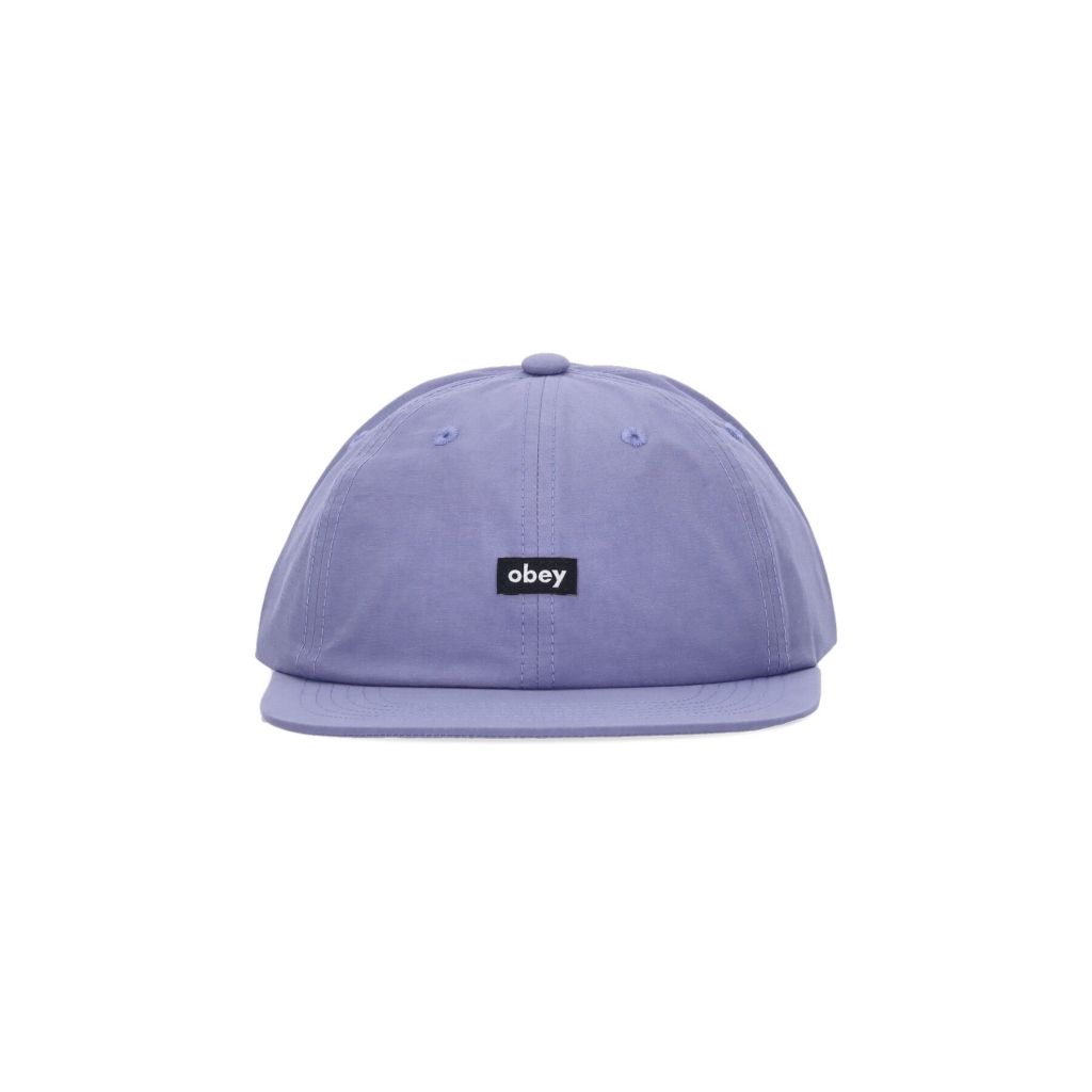 cappellino visiera piatta uomo lower case tech 6 panel strapback LAVENDER