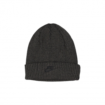 cappello uomo peak metallic cuffed beanie BLACK