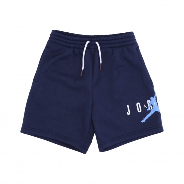 pantalone corto tuta felpato ragazzo jumpman sustainable short MIDNIGHT NAVY