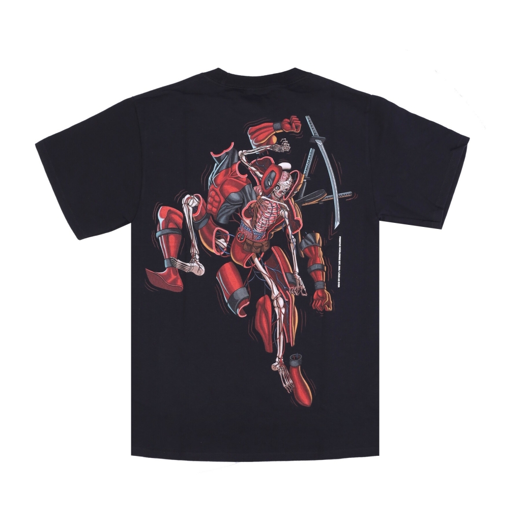 maglietta uomo deadpool tee x marvel x nychos BLACK