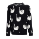 maglione uomo falling nerm knit sweater BLACK