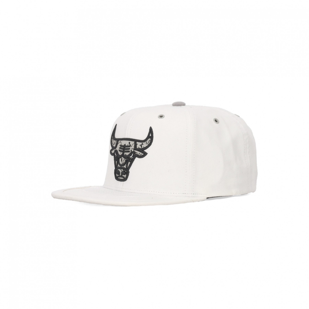 cappellino visiera piatta uomo nba day 4 snapback chibul WHITE